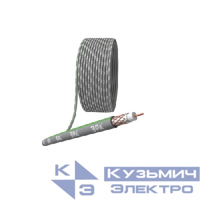 Кабель коаксиальный SAT 703 B 75 Ом Cu/(оплетка Cu 75%) нг(А)HF сер. (уп.100м) Эра Б0044616