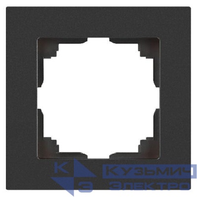 Рамка 1-м СП Accent 6-501-07 графит Intro Б0063756