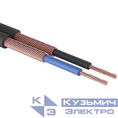 Кабель ШГЭС-2 плоский LT 100м Ч (м) PROCONNECT 01-6001-6