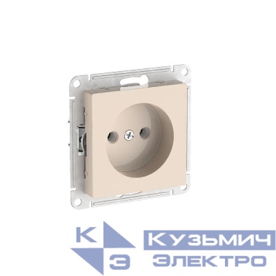 Розетка AtlasDesign 16А без заземл. без шторок быстрозажим. клем. механизм беж. SE ATN000241S