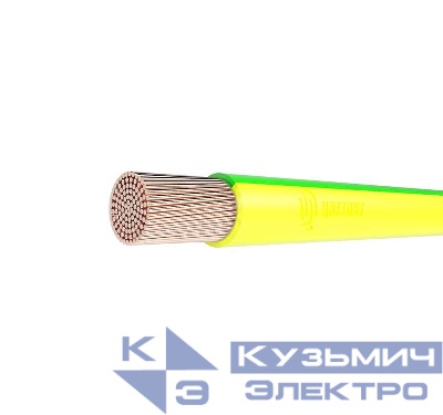 Провод ПуГВнг(А)-LS 1х95 450/750В Ж/З (м) Цветлит 00-00130623
