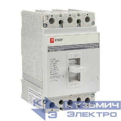 Выключатель автоматический 3п 250/63А 35кА ВА-99 PROxima EKF mccb99-250-63