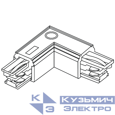 Соединитель TF L-образ. внешний бел. СТ 4909001090