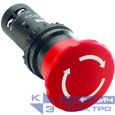 Кнопка аварийной остановки CE4T-10R-11 с фикс. ABB 1SFA619550R1071