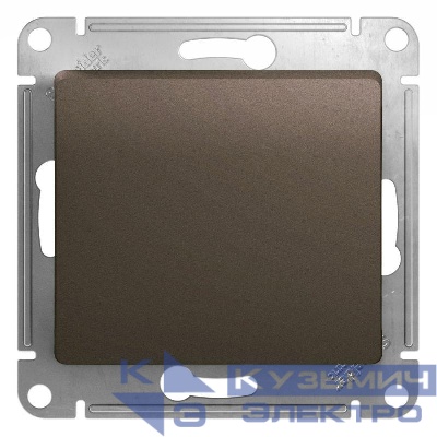 Переключатель перекрестный 1-кл. СП Glossa 10А IP20 (сх. 7) 10AX механизм шоколад. SE GSL000871