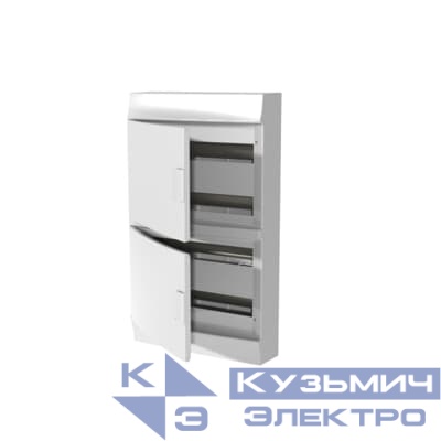 Бокс настенный MISTRAL41W / 72M N+PE непрозрачная дверь 1SLM004102A3110