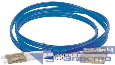 Патч-корд оптический коммутационный соединительный для многомодового кабеля (MM); 50/125 (OM4); LC/UPC-SC/UPC (Duplex) (дл.5м) ITK FPC5004-LCU-SCU-C2L-5M