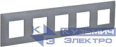 Рамка 5-м SKANDY SK-F05Gr сер. IEK SK-M52-K03