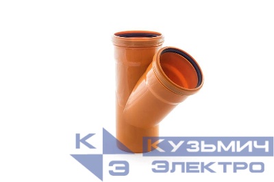 Тройник НК ПП 110/110х45 рыж. RTP 36512