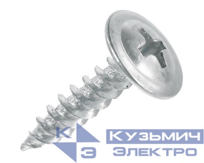 Саморез с прессшайбой 4.2х25 острый цинк (уп.500шт) Промрукав PR08.3508