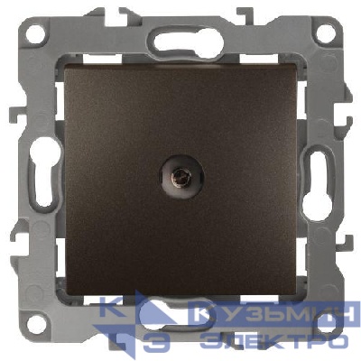 Розетка телевизионная проходная TV Эра12 12-3102-13 IP20 бронз. Эра Б0027438