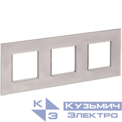 Рамка 3-м SKANDY SK-F23Sh стекло шампань IEK SK-M32-G-K37