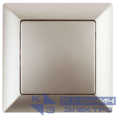 Переключатель промежуточный 1-кл. СП Solo 4-108-04 10А 250В IP20 шампань Intro Б0053620