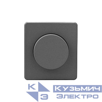 Светорегулятор (диммер) СП 300Вт ROUND MIELE титан Kranz KR-78-0732-2