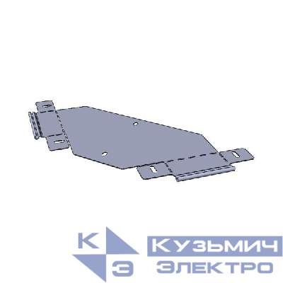 Ответвитель накладной Т-образ. 80x300мм плоский EKF tn8030007-FL