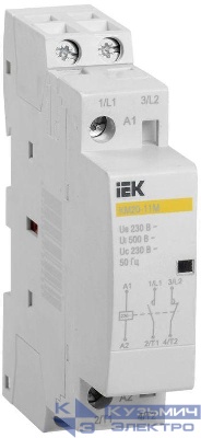 Контактор модульный КМ20-11М AC KARAT IEK MKK11-20-11