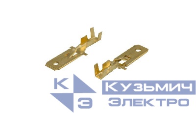 Клемма плоская (штекер-6.3мм) 1-1.5кв.мм (DJ611-6.3B) Rexant 08-0911