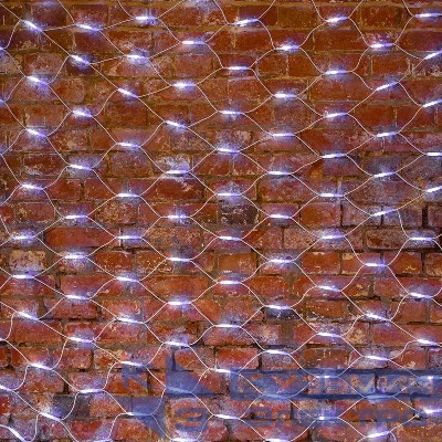 Гирлянда светодиодная "Сеть" 2х3м 432LED бел. 40Вт 220-240В IP67 провод каучук бел. Neon-Night 217-145