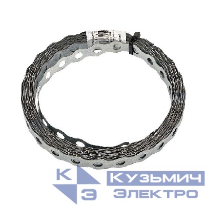 Лента монтажная перфорированная 17х0.55мм волна (уп.25м) EKF lpmv17x0.55-25