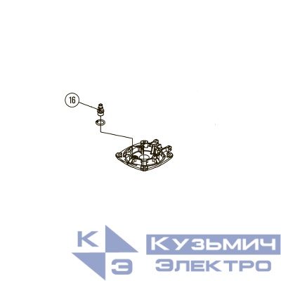 Запчасть №16 для Hybest GSR40A. Свеча зажигания