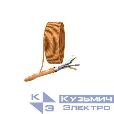 Кабель витая пара F/UTP кат.5E 4х2х24 AWG CU нг(А) HF (уп.305м) Эра Б0044687