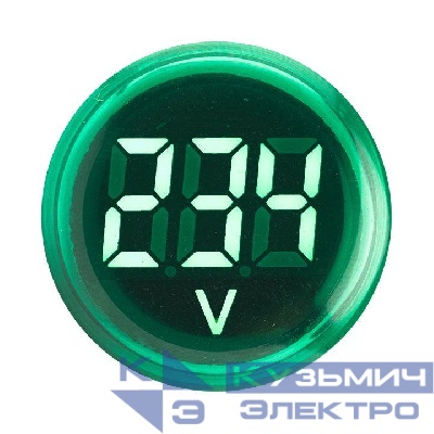 Индикатор значения напряжения ED16-22VD зел. PROxima EKF ed16-22vd-g