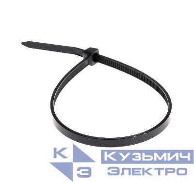 Хомут кабельный 4.8х350 нейл. черн. (уп.100шт) Rexant 07-0351