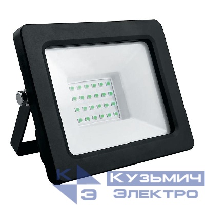 Прожектор светодиодный LL-903 30Вт зел. IP65 AC 220В/50Гц 2835SMD в компактном корпусе черн. FERON 32211