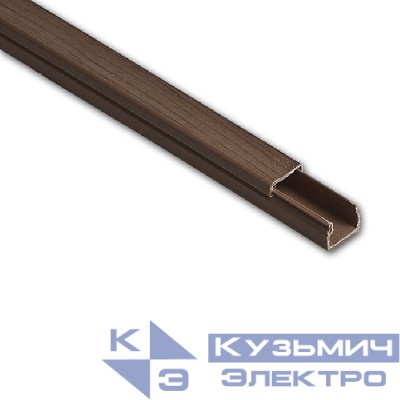 Кабель-канал 15х10 L2000 пластик дуб (темн. основа) Ruvinil РКК-15х10-08М