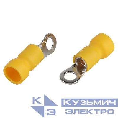 Наконечник кольцевой НКИ 6.0-4 с изолированным фланцем (уп.10шт) Эра Б0063323