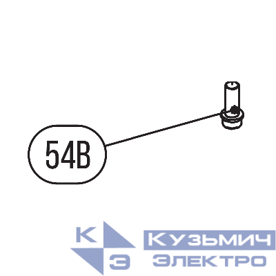 Запчасть №54B для HGSR. Болт с внутренним шестигранником