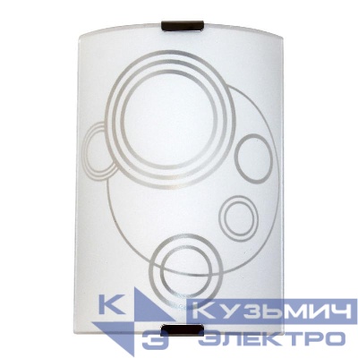 Светильник НББ 21-60 М21 "Галактика" 150х220 матов. бел./клипсы штамп метал. (инд. упак.) Элетех 1005205691