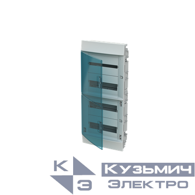 Бокс в нишу Mistral41 48М зеленая дверь (с клемм) ABB 1SLM004101A1208