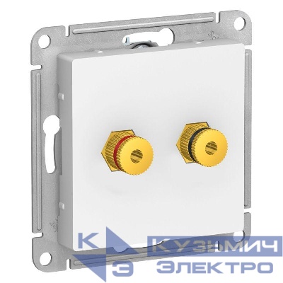 Розетка аудио 2-м AtlasDesign бел. SE ATN000187