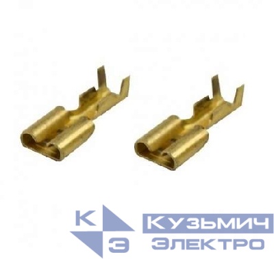 Клемма плоская (гнездо-7.7мм) 1-1.5кв.мм (DJ622-D6.3B) Rexant 08-0912