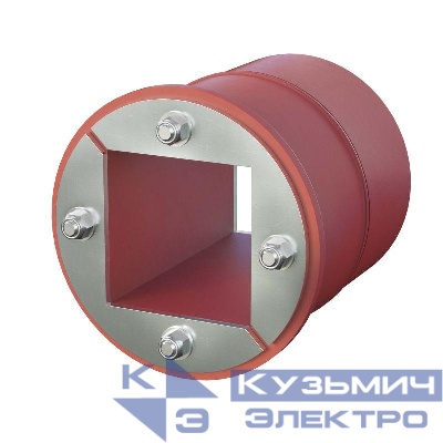 Проходка d75х70мм кругл. с проемом 40х40мм нерж. сталь DKC DXF3122