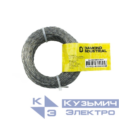 Diamond Industrial Леска для триммеров 2,0 мм 15 м витая армированная графитовым сердечником Diamond Industrial DIDTRIM2015VIT