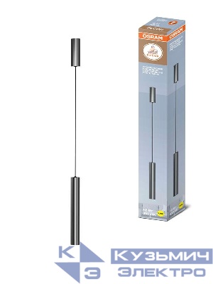 Светильник светодиодный TUBE SURFSP DLTB 12Вт 3000К тепл. бел. 800лм подвесной сер. OSRAM 4607194233106