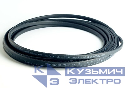 Кабель нагревательный саморег. 24Вт/м 16AWG строительного применения (кровли; трубы) термопласт Extherm SXLL24-2CR