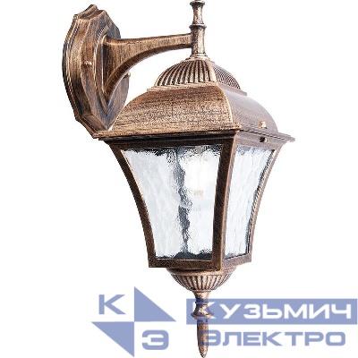 Светильник PL612 60Вт E27 230В садово-парковый черн. зол. FERON 11614