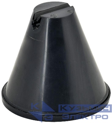 Держатель проводника круглого 8-10мм плоск. кровля H=100мм пластик с бет. IEK ZDP80-70-6-18-100