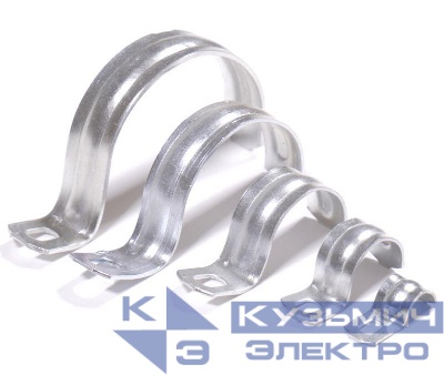 Скоба крепежная однолапковая СО 25-26 (уп.100шт) ГОФРОМАТИК zeta41718