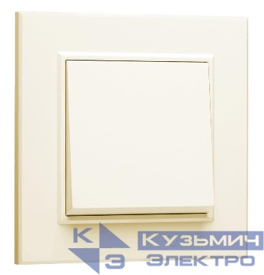Выключатель 1-кл. СП Karea 10А IP20 крем. Makel 56010001