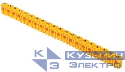 Маркер открытого типа KE 0.75-1.5кв.мм символ "P" (уп.200шт) IEK UMK-KE1-P