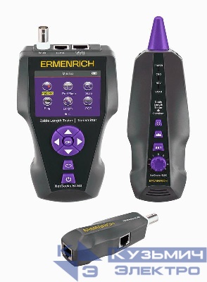 Измеритель длины кабеля NetGeeks NL80 фиолет. Ermenrich 85673