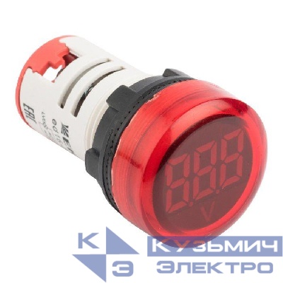Индикатор значения напряжения ED16-22VD красн. PROxima EKF ed16-22vd-r