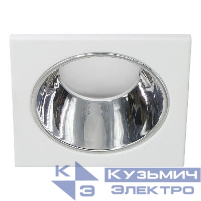 Светильник DL3112 G5.3 MR16 потолочн. встраив. бел. + хром FERON 51406