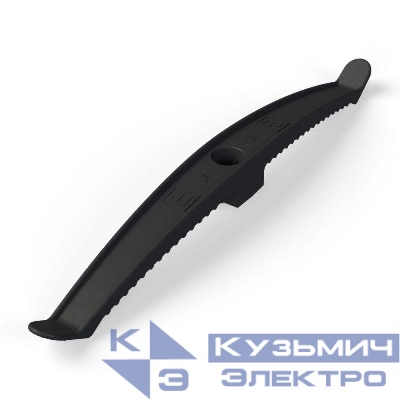 Держатель кабеля двусторонний для прямого монтажа (уп.20шт) черн. Промрукав PR13.0383