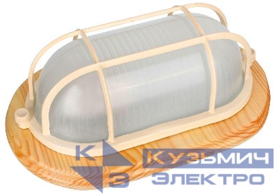 Светильник НБП 04-60-0012 УХЛ4 "Решетка" 230В 60Вт 1401D овал клен Camelion 14092