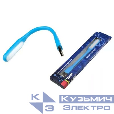 Светильник TLD-541 Blue 6 LED питание от USB Uniel UL-00000251